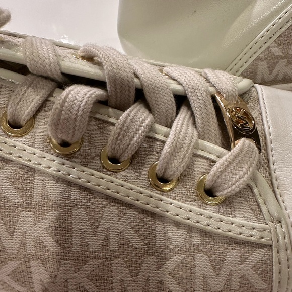 MICHAEL KORS Signature Jacquard Kristy Espadrille Sneakers Vanilla US Size 10 M - Picture 6 of 14